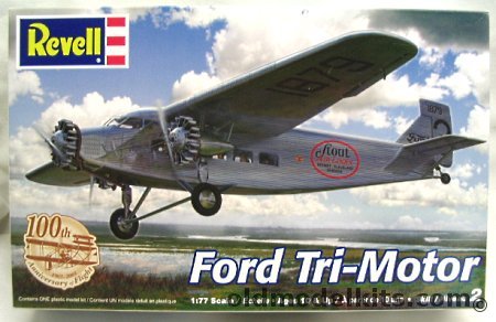Revell 1/77 Ford Tri-Motor - Stout Airlines / Transcontinental Air Transport Maddux / Rapid Air Lines, 85-5246 plastic model kit